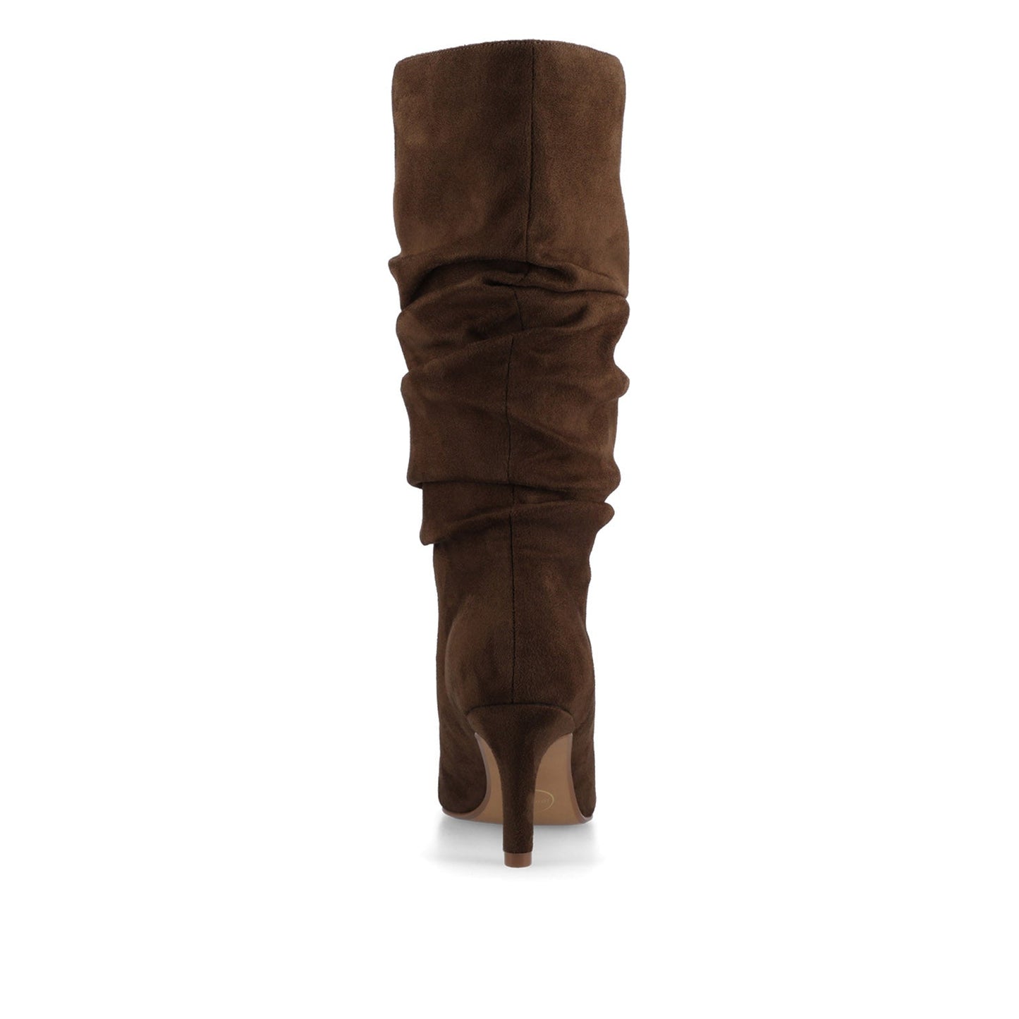 Journee SONNET SLOUCHY BOOTS IN WIDE CALF - Chocolate