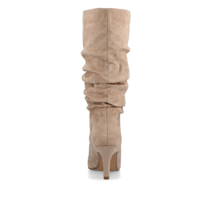 Journee SONNET SLOUCHY BOOTS - Taupe