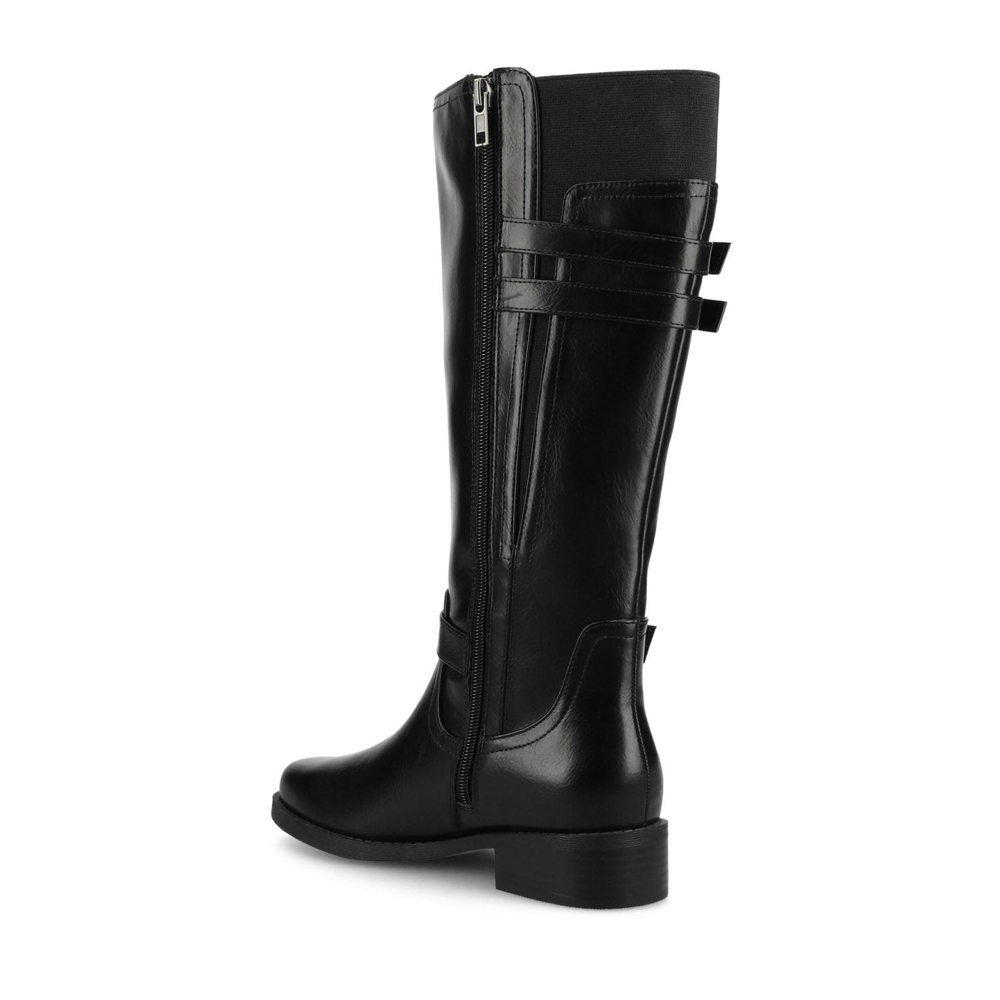 Journee SONNY KNEE HIGH BOOT IN WIDE CALF - Black