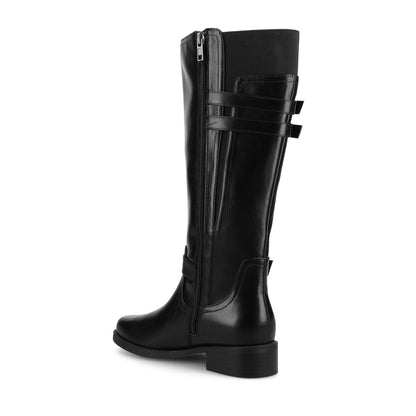 Journee SONNY KNEE HIGH BOOT IN WIDE CALF - Black