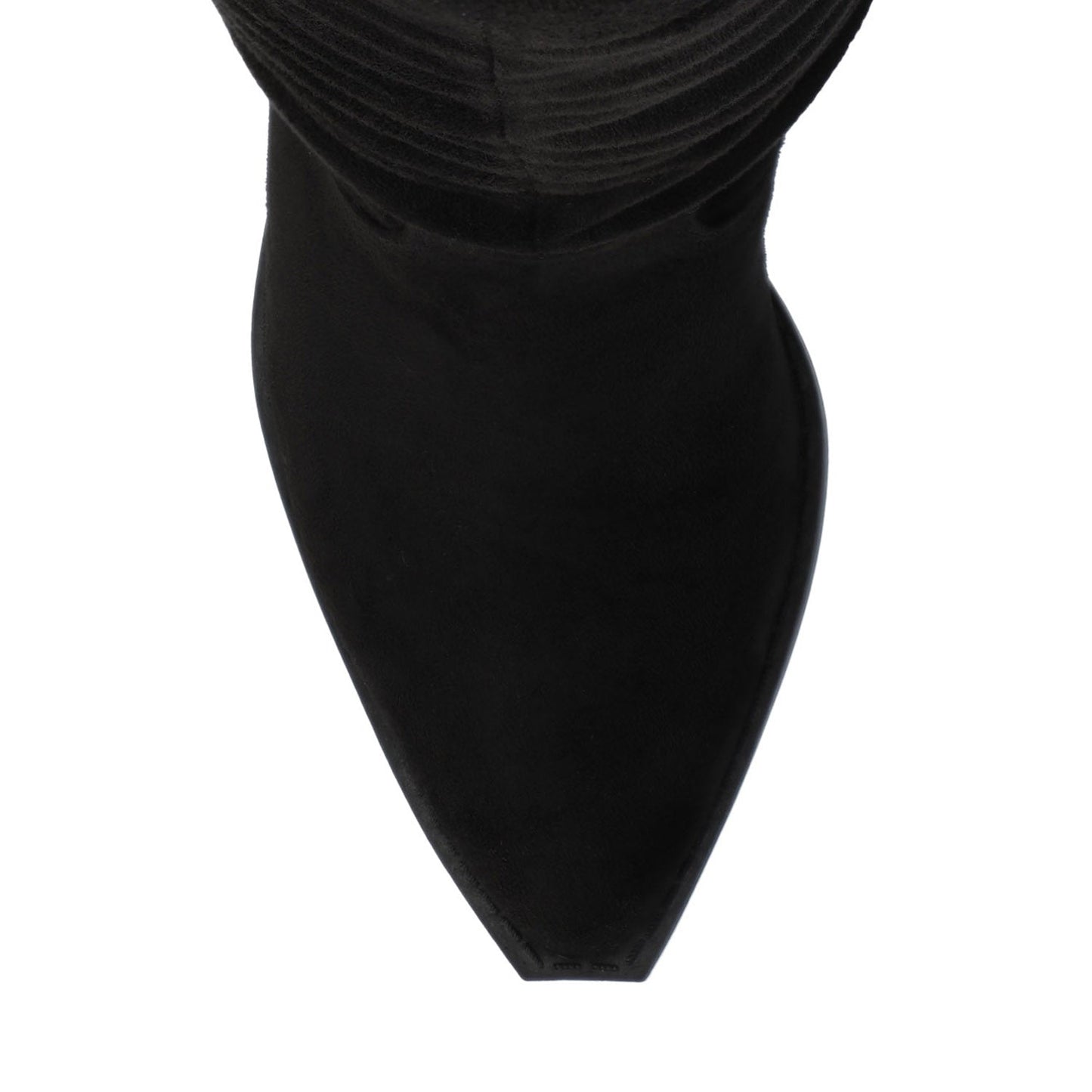 Journee KALEAH KNEE HIGH SLOUCHY BOOT IN WIDE CALF - Black