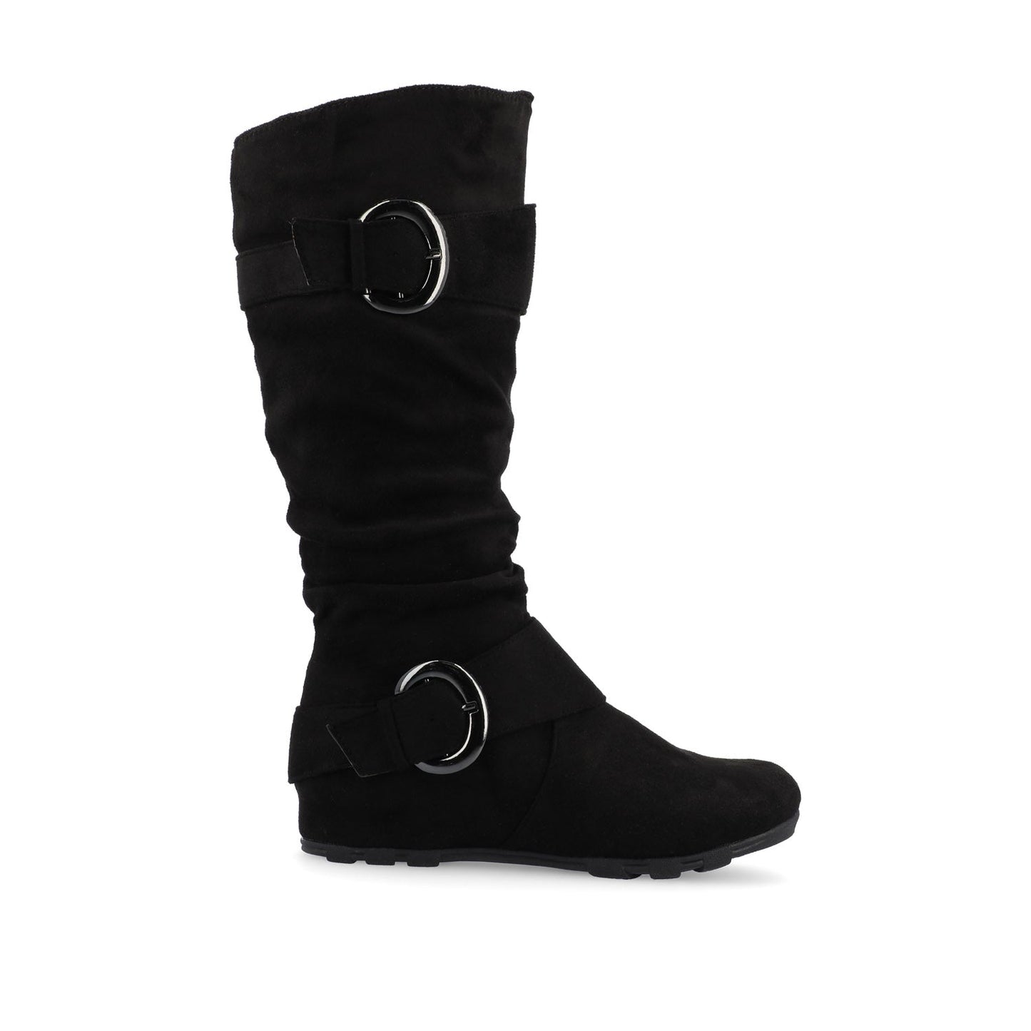 Black Faux Suede,6,Wide