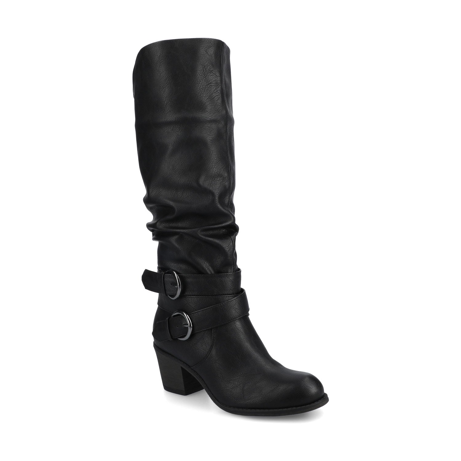 Journee Late Wide Calf Boot | Women's Slouchy Boots