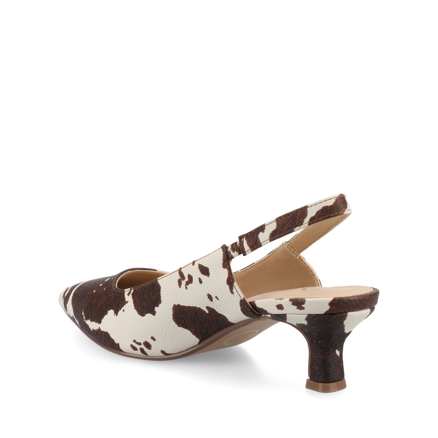 Journee PAULINA KITTEN HEELS IN STATEMENT PATENT - Cow