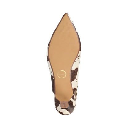 Journee PAULINA KITTEN HEELS IN STATEMENT PATENT - Cow