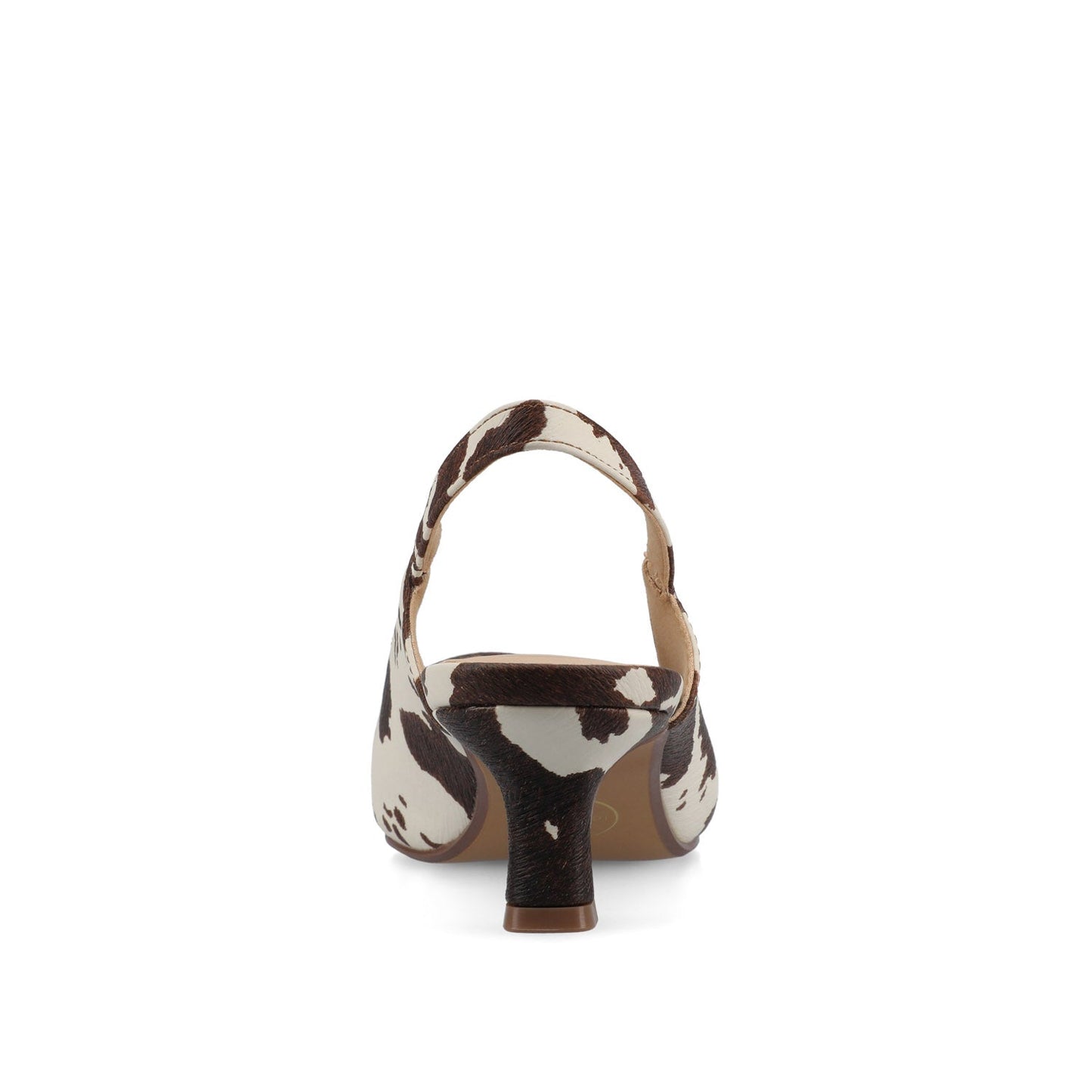 Journee PAULINA KITTEN HEELS IN STATEMENT PATENT - Cow
