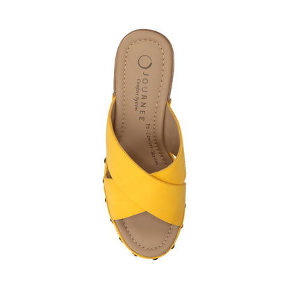 Journee SILVANA CLOG SANDALS - Mango