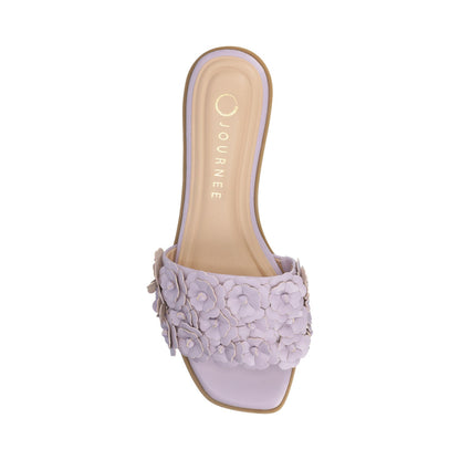 Journee AZALEA SLIP ON SANDALS - Lilac