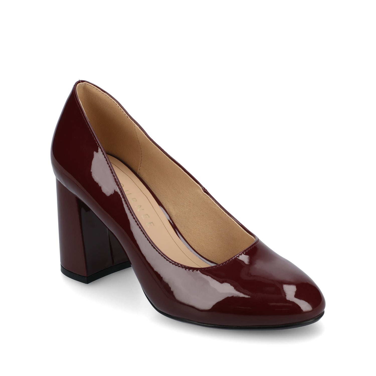 Journee SERAPHINA BLOCK HEEL PUMPS - Oxblood