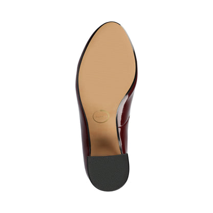 Journee SERAPHINA BLOCK HEEL PUMPS - Oxblood