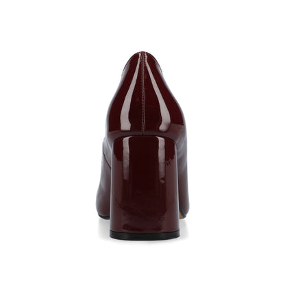 Journee SERAPHINA BLOCK HEEL PUMPS - Oxblood