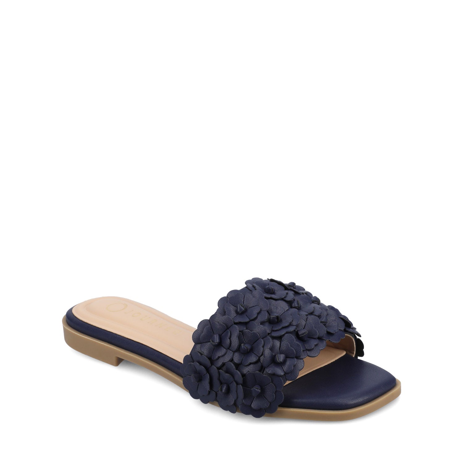 Journee AZALEA SLIP ON SANDALS - Navy