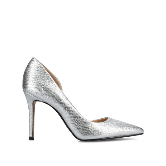 Journee BLANCA D'ORSAY STILETTO PUMPS - Silver