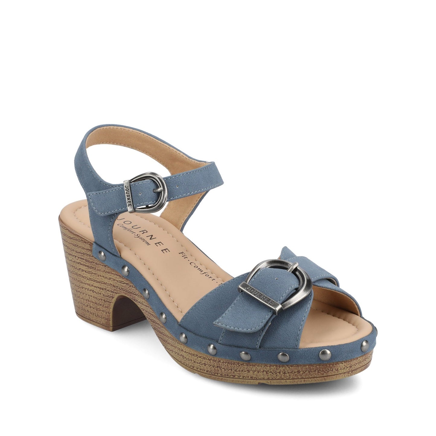 Journee SISILIA CLOG SANDALS - Blue
