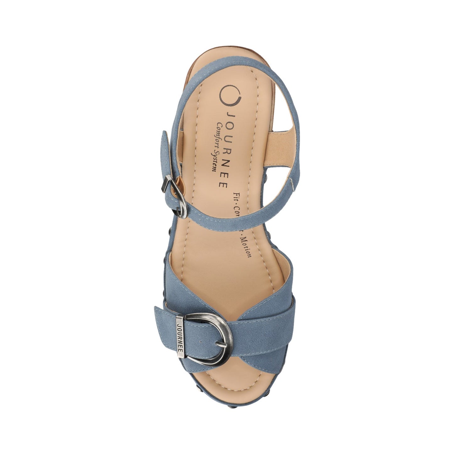 Journee SISILIA CLOG SANDALS - Blue