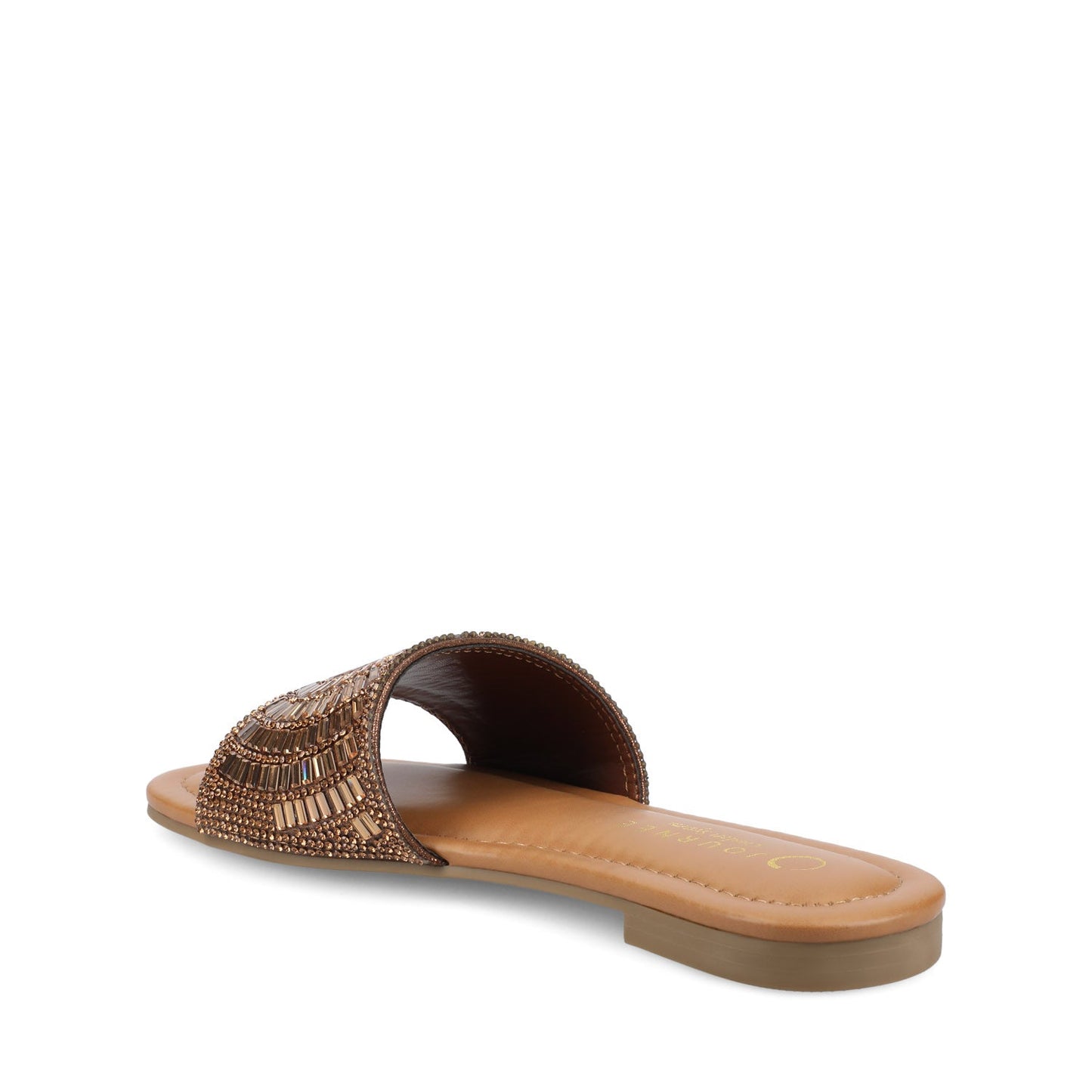 Journee MARIA SLIP ON SANDALS - Gold