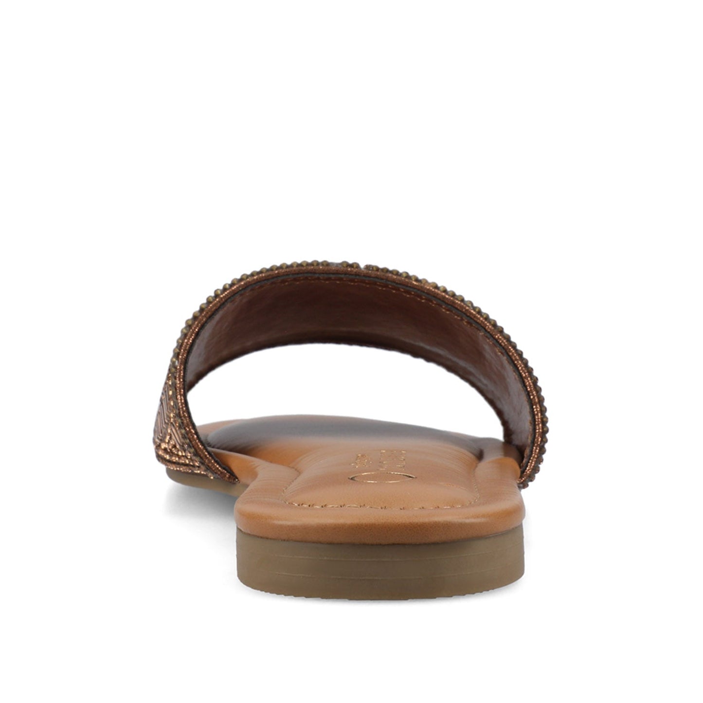 Journee MARIA SLIP ON SANDALS - Gold