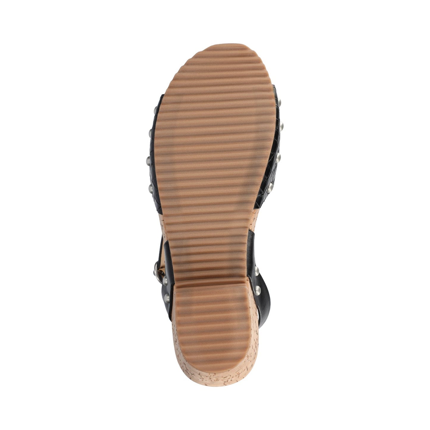 Journee VANESSA PLATFORM CLOG SANDALS - Black Woven