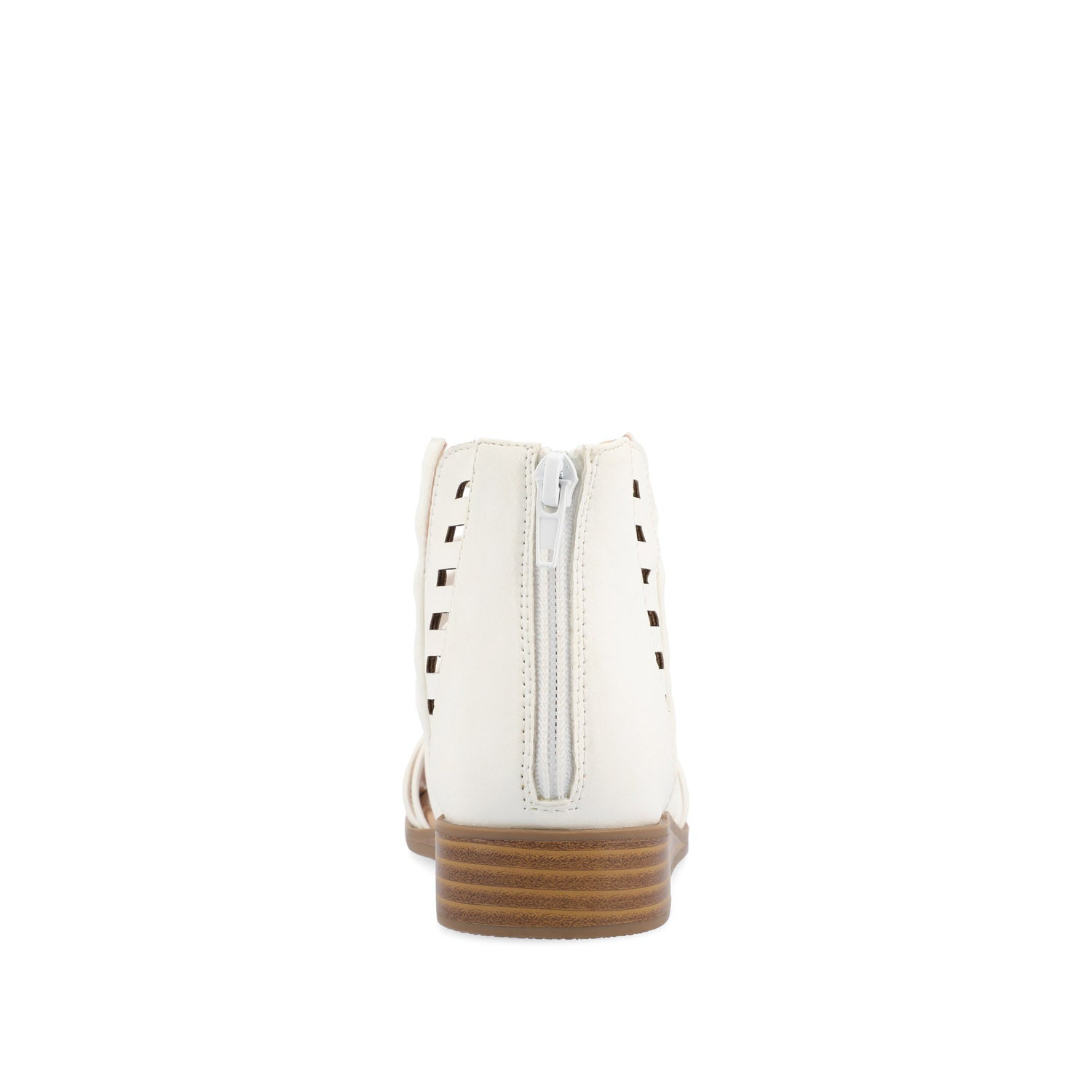 Journee DELILAH GLADIATOR SANDALS IN VEGAN LEATHER - White