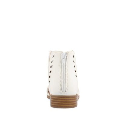 Journee DELILAH GLADIATOR SANDALS IN VEGAN LEATHER - White