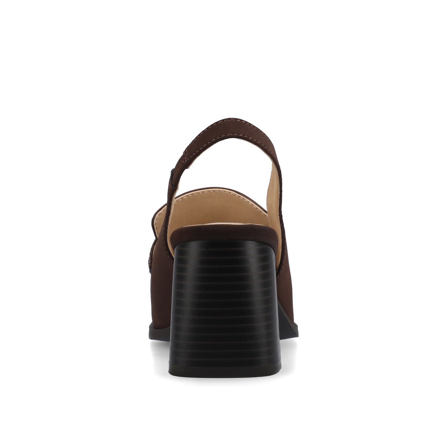 Journee HENRIKA MOC TOE PUMPS - Chocolate