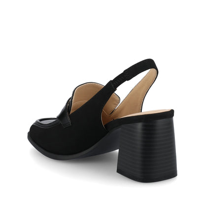 Journee HENRIKA MOC TOE PUMPS - Black