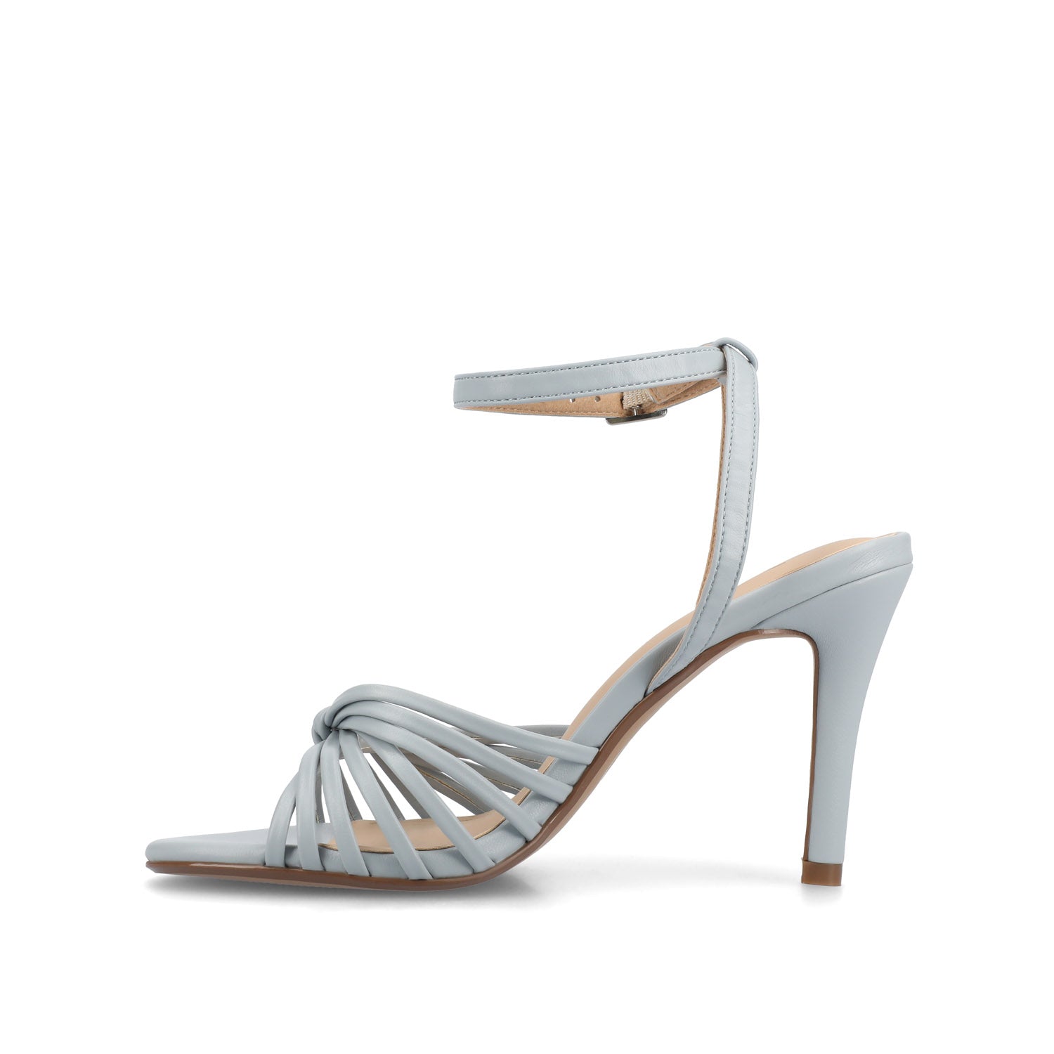 Journee VANITA STILETTO HEELS IN VEGAN LEATHER - Blue
