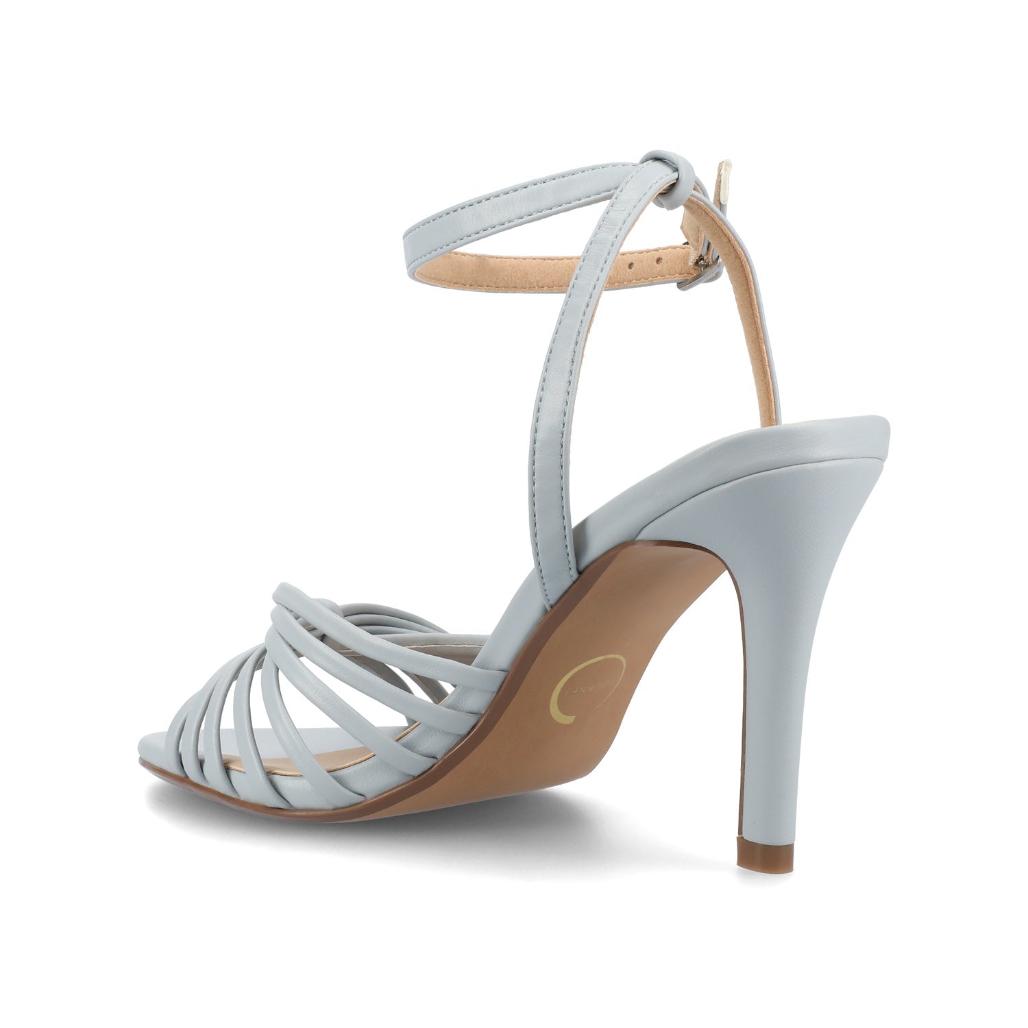 Journee VANITA STILETTO HEELS IN VEGAN LEATHER - Blue