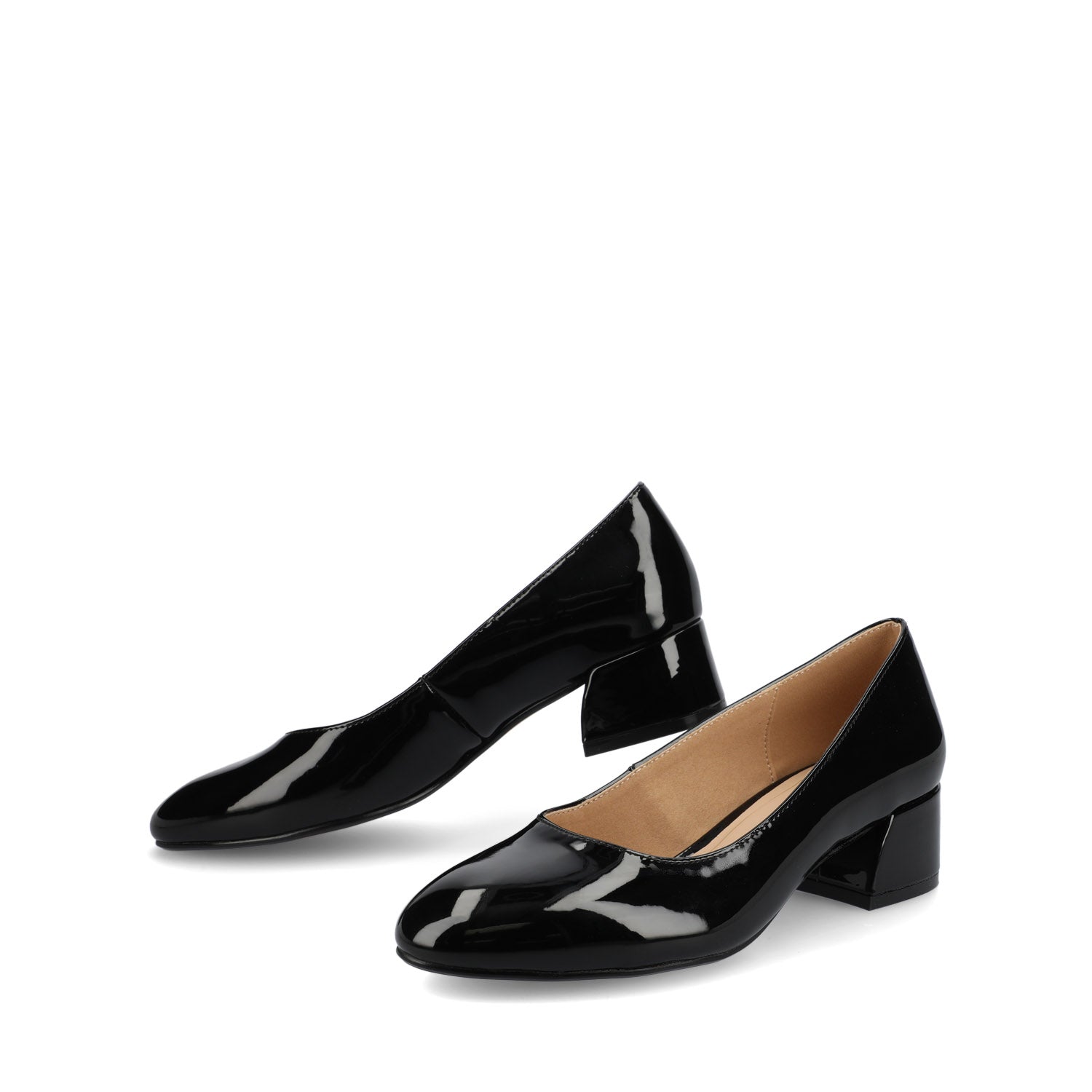Journee SAAR II LOW PUMP HEELS IN PATENT - Black Patent