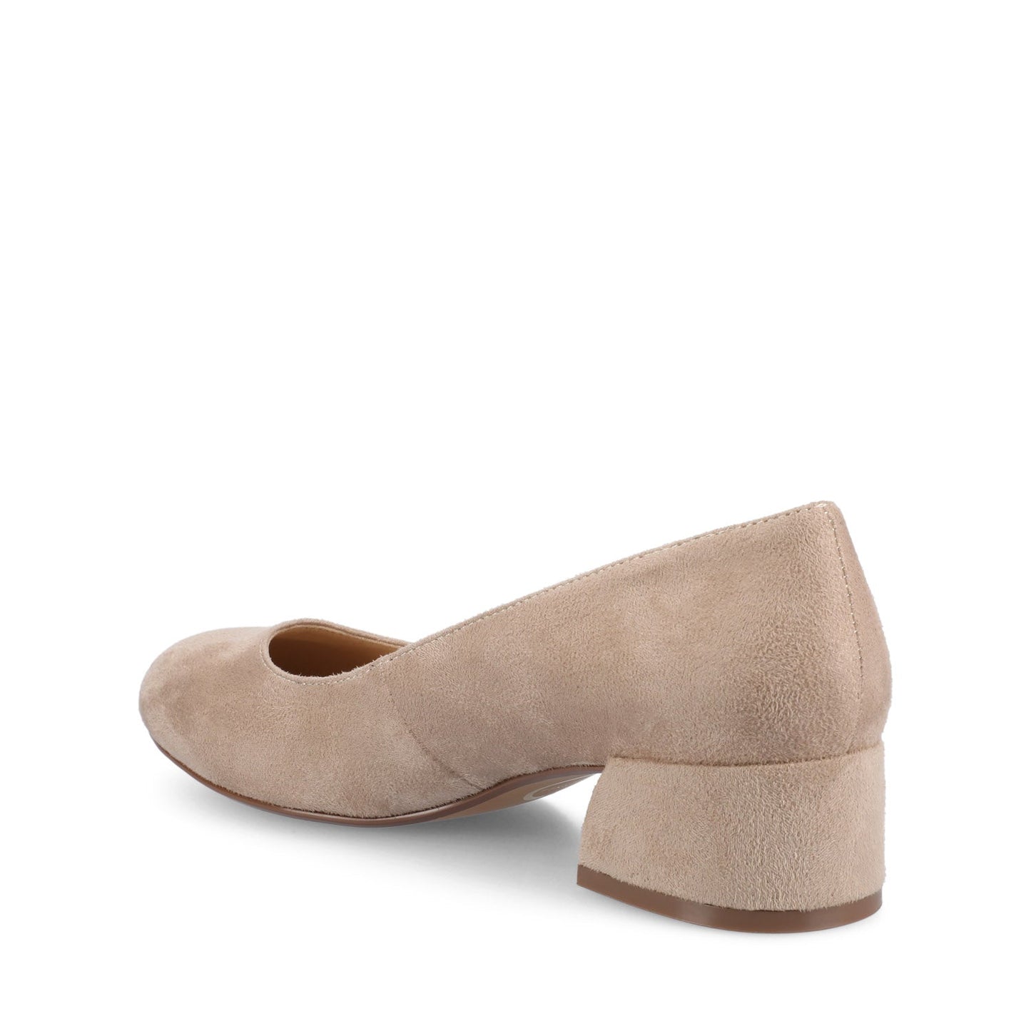Journee SAAR II LOW PUMP HEELS IN STATEMENT - Nude Suede