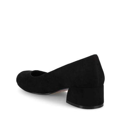 Journee SAAR II LOW PUMP HEELS IN STATEMENT - Black Suede