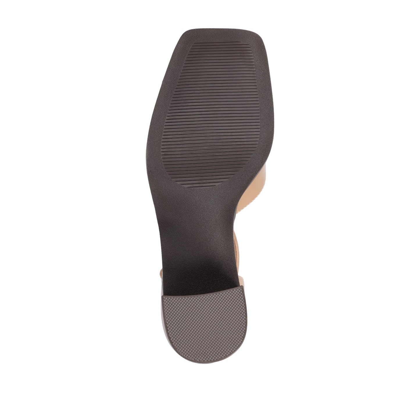 Journee EVANGELINE BLOCK D'ORSAY HEELS IN PATENT - Patent Nude