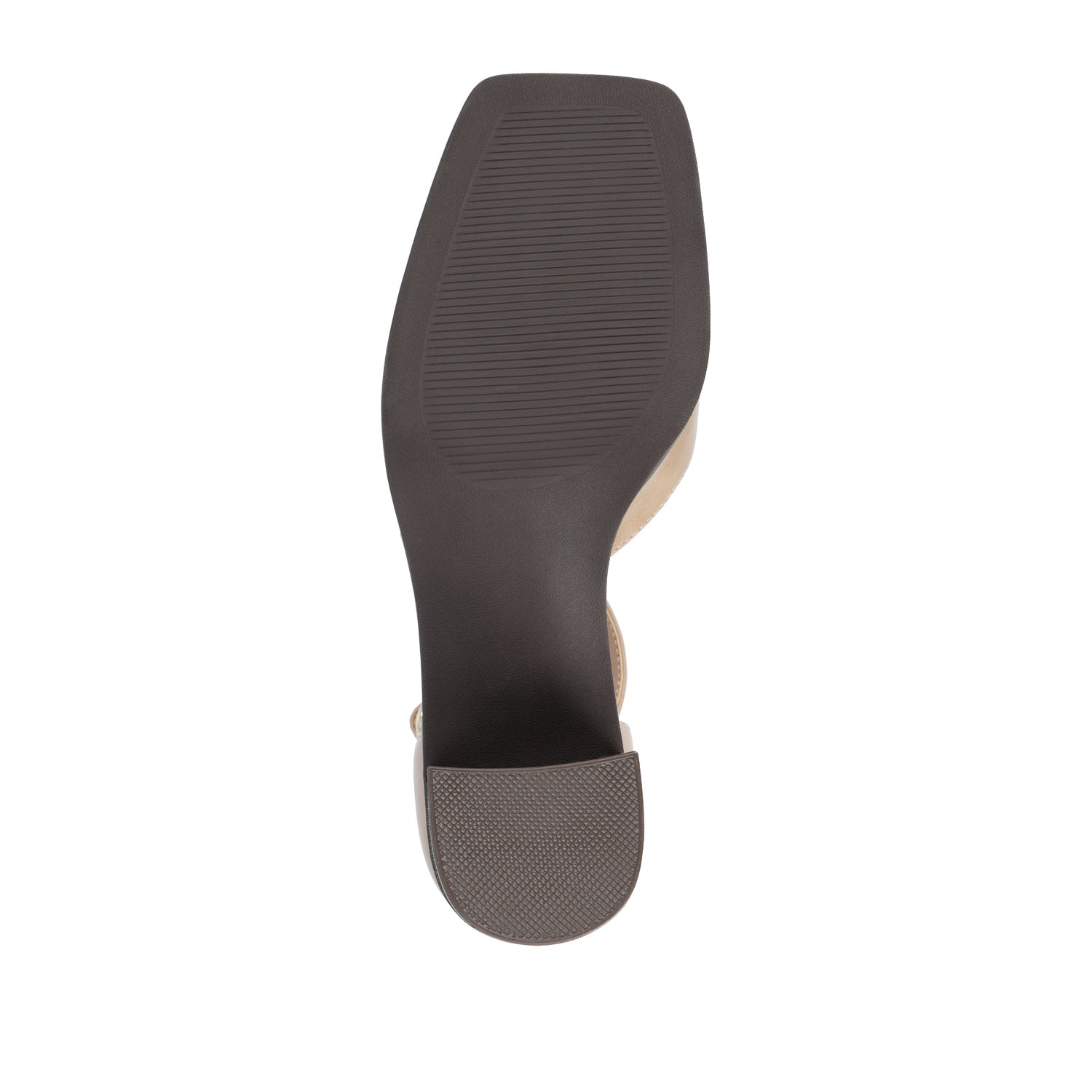 Journee EVANGELINE D'ORSAY HEELS IN VEGAN LEATHER - Tan PU