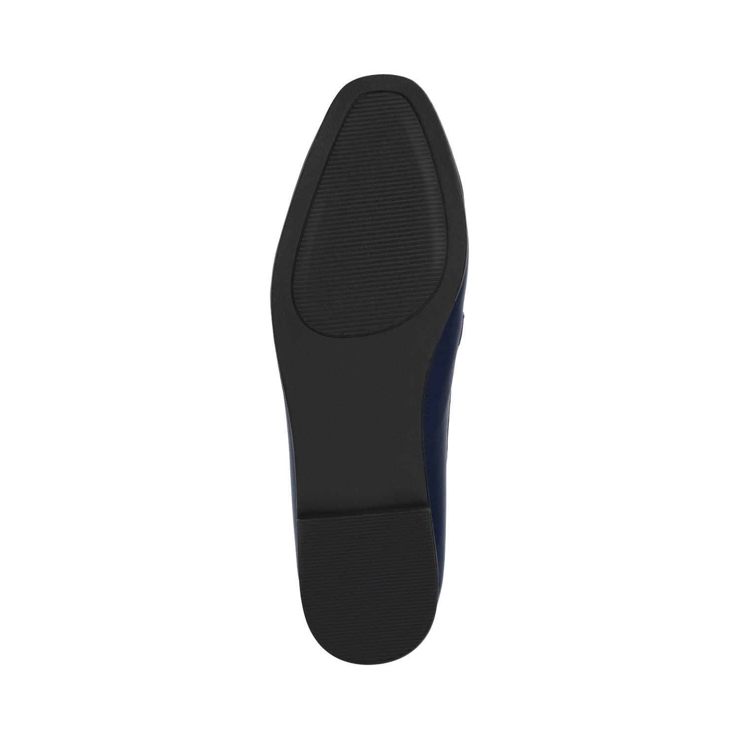 Journee MIZZA LOAFER FLATS IN VEGAN LEATHER - Navy PU
