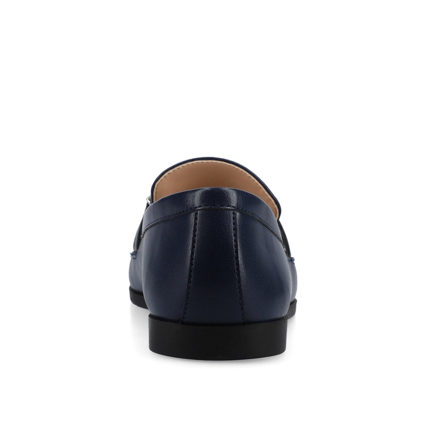 Journee MIZZA LOAFER FLATS IN VEGAN LEATHER - Navy PU