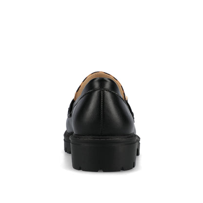 Journee JESSAMEY HORSE BIT LOAFER FLATS - Leopard Faux