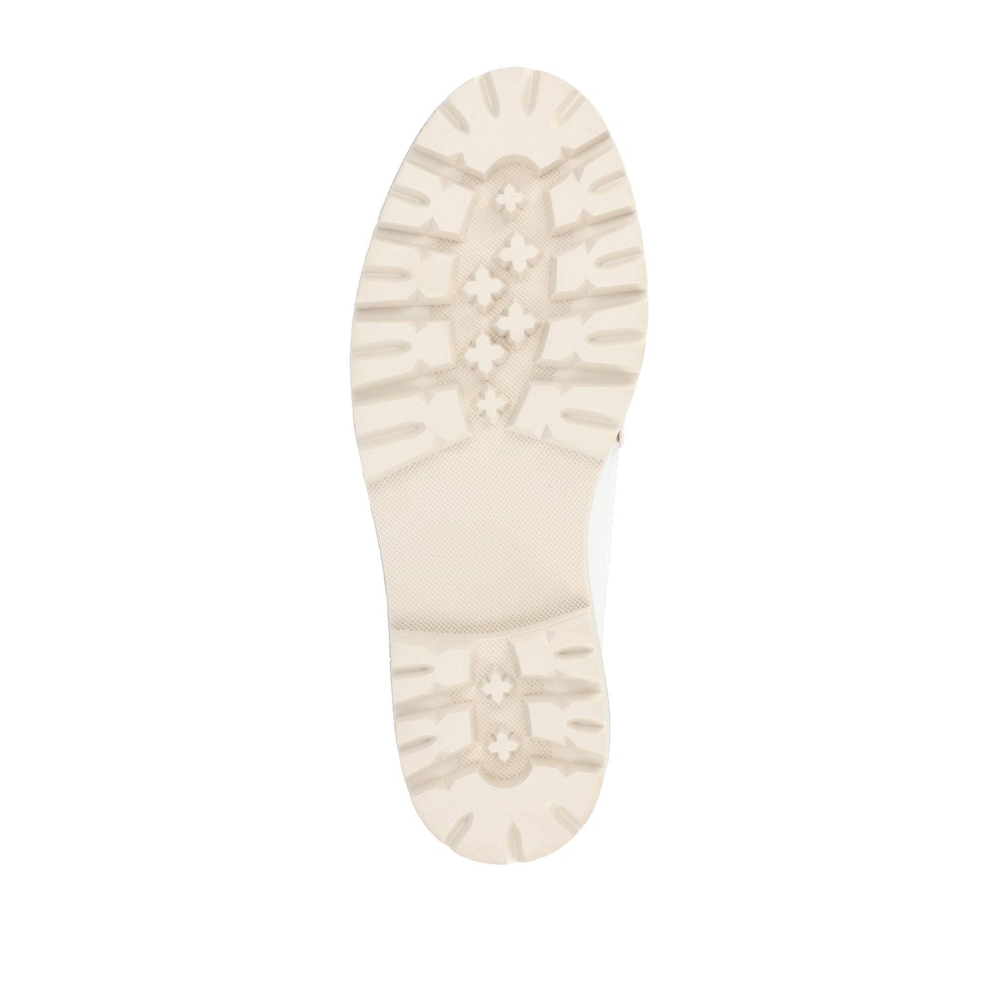 Journee KENLY LOAFER FLATS IN VEGAN LEATHER - White PU