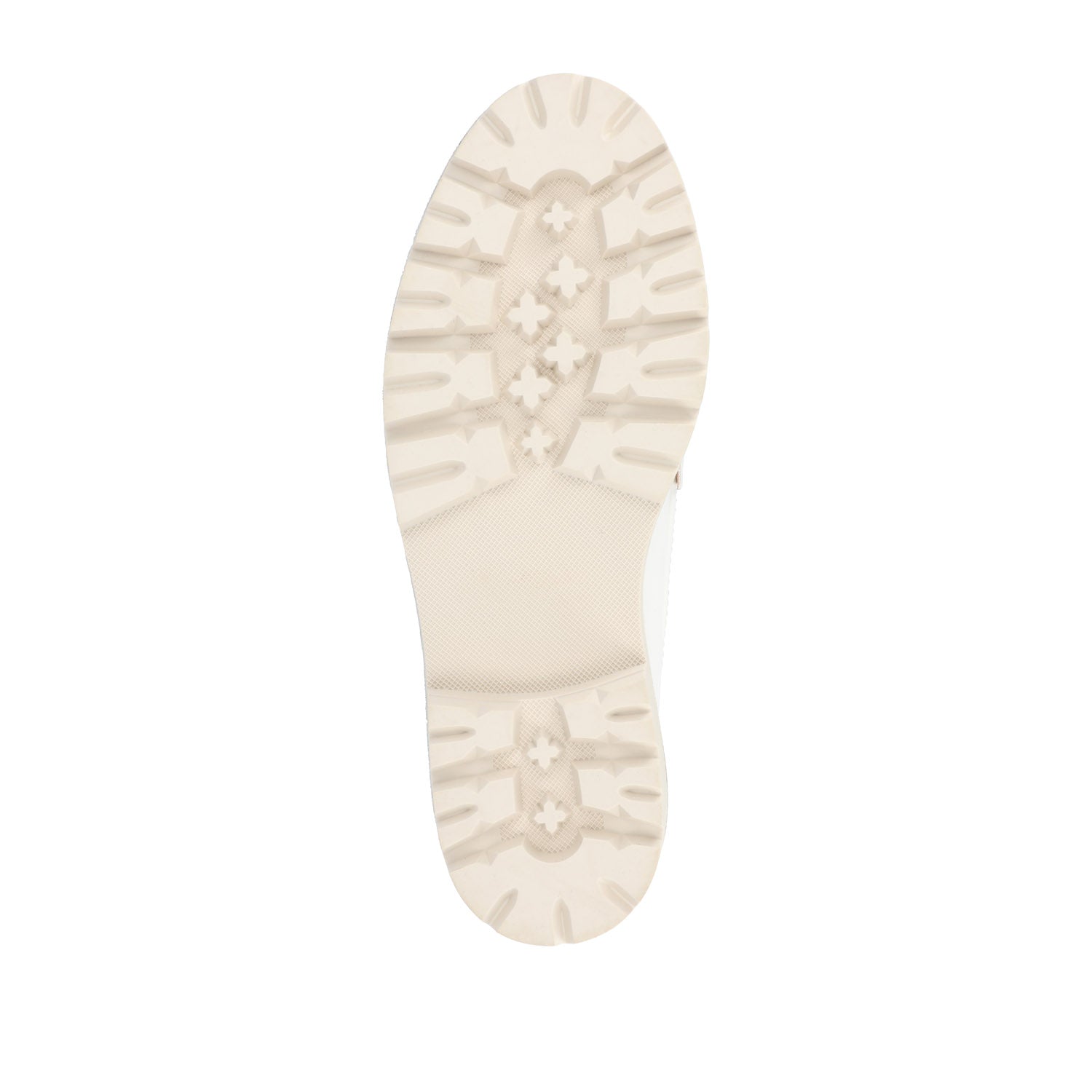 Journee KENLY LOAFER FLATS IN VEGAN LEATHER - White PU