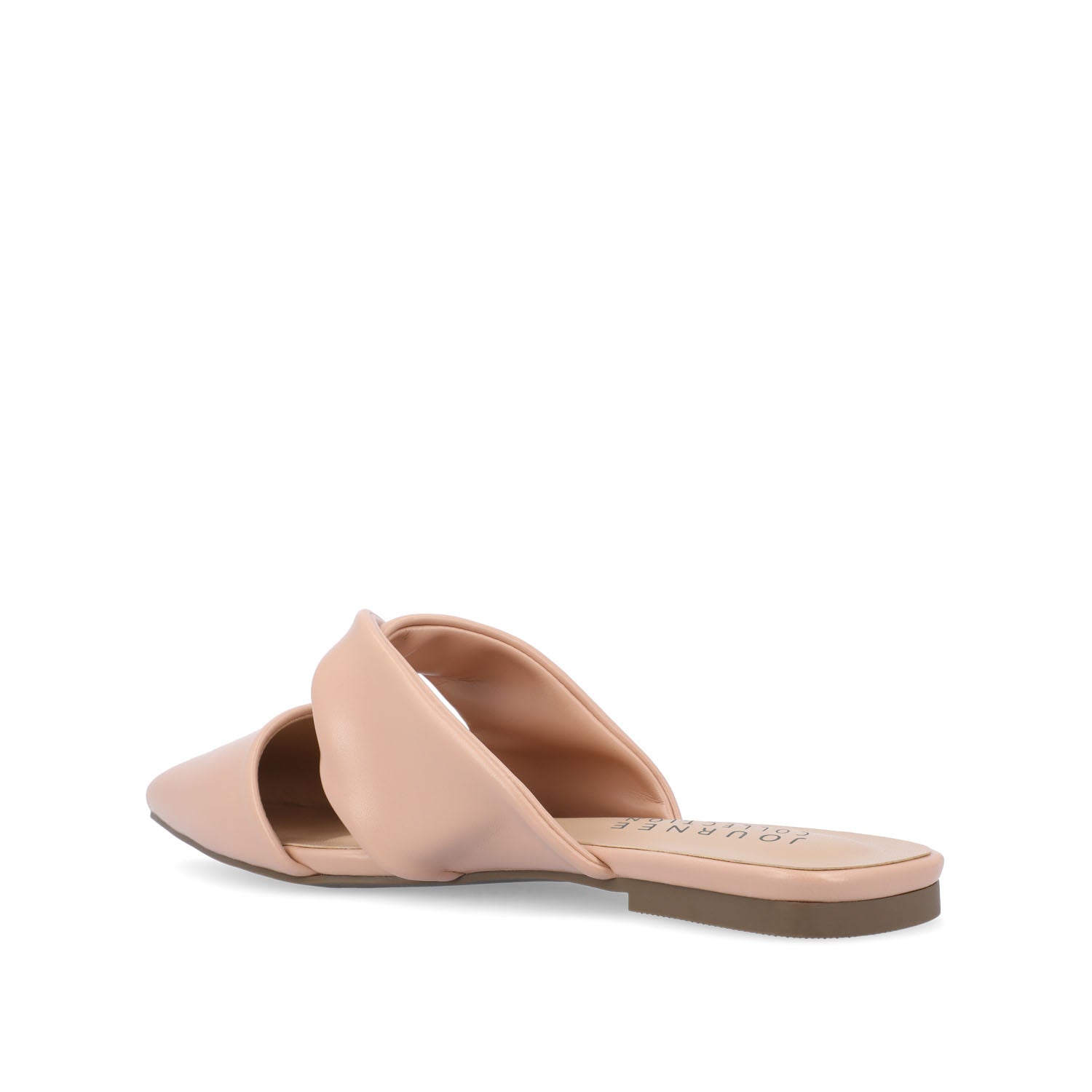 Journee ENNISS MULE FLATS IN VEGAN LEATHER - Blush