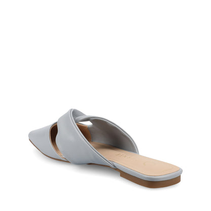 Journee ENNISS MULE FLATS IN VEGAN LEATHER - Blue
