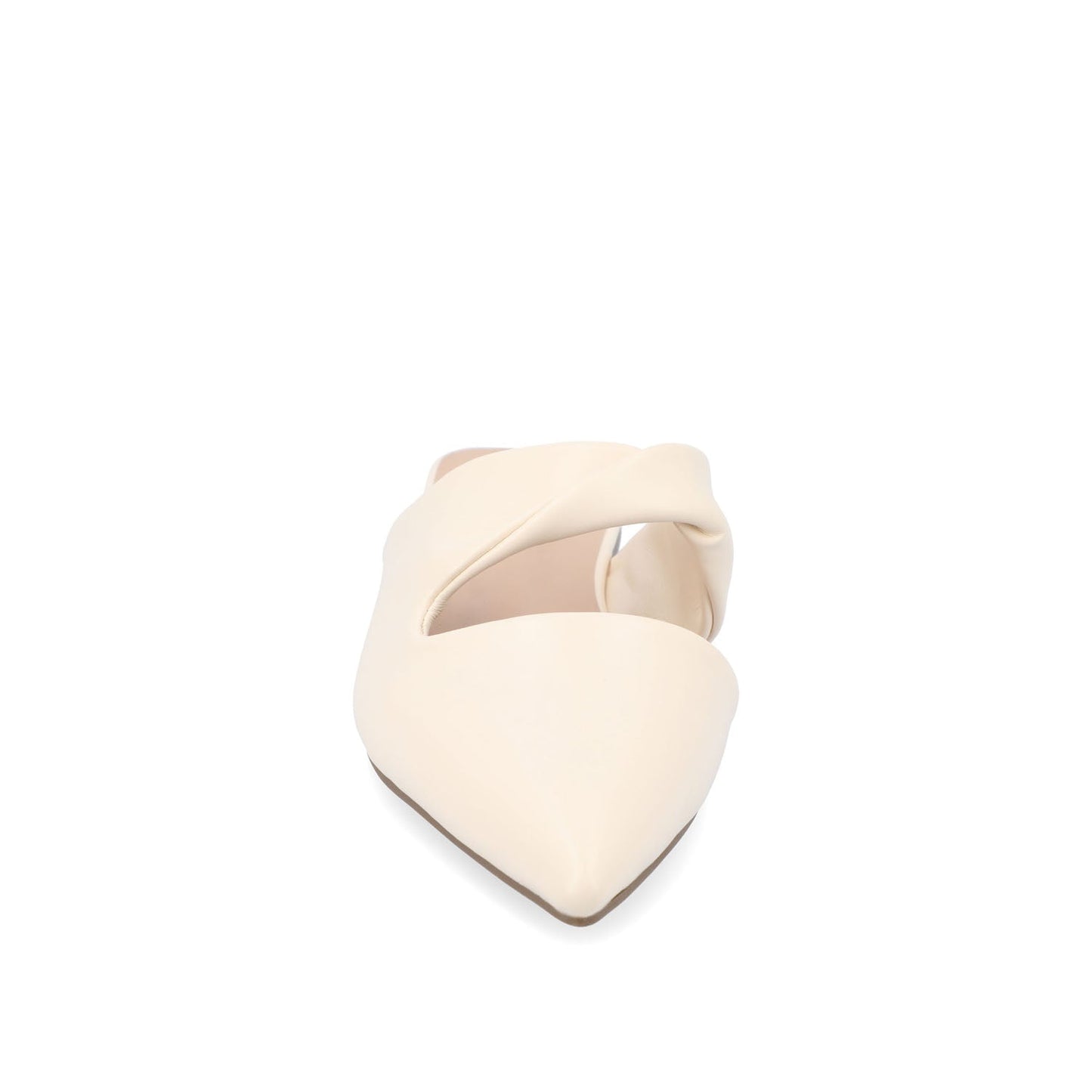 Journee ENNISS MULE FLATS IN VEGAN LEATHER - Bone
