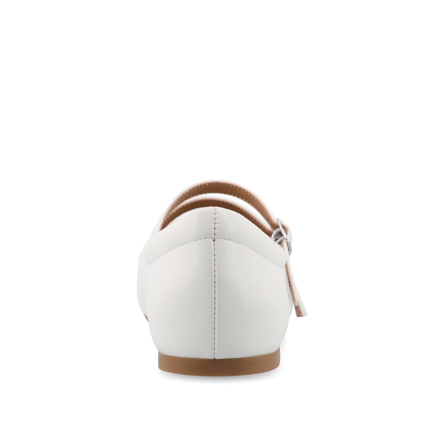 Journee DARLIN BALLET FLATS IN VEGAN LEATHER - White PU