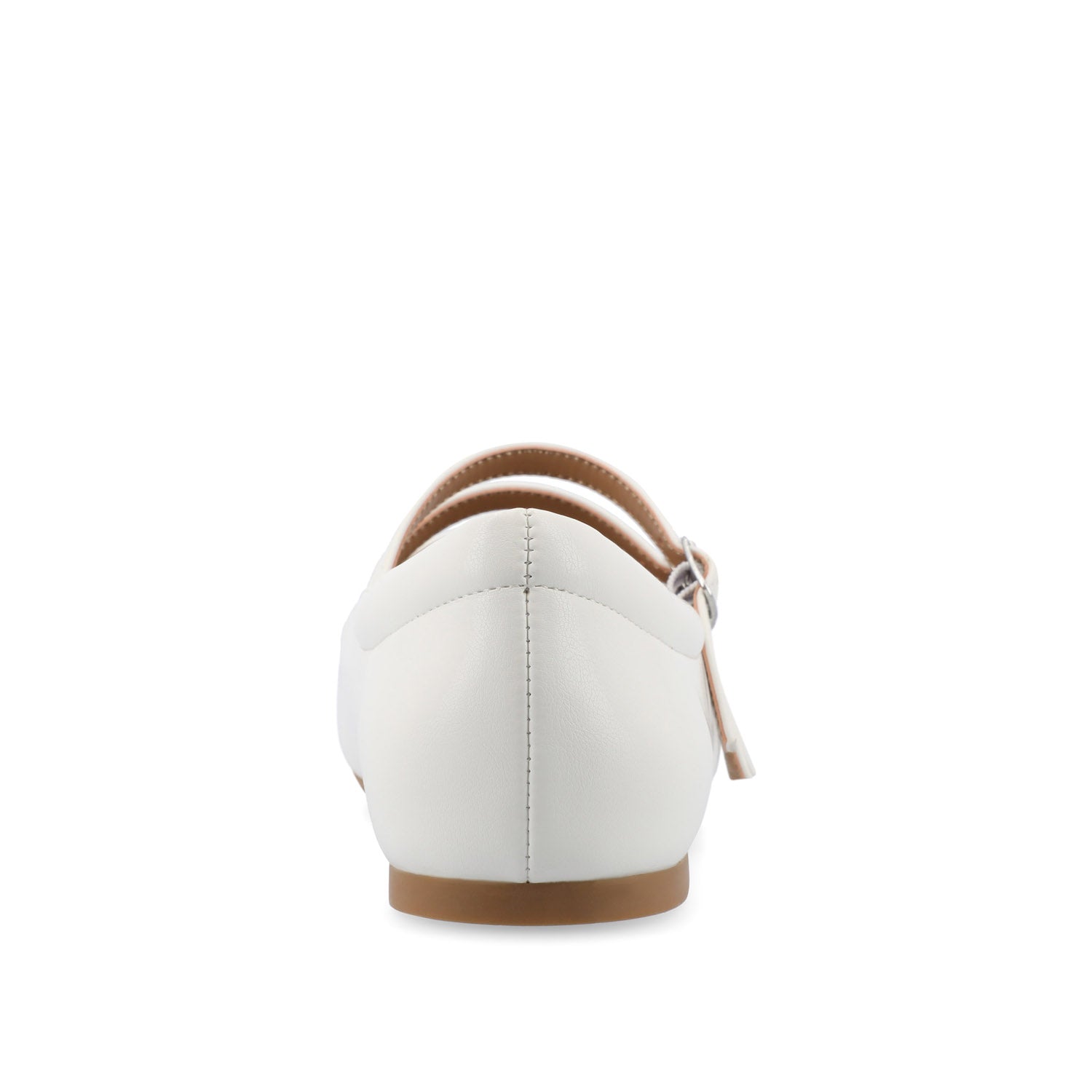 Journee DARLIN BALLET FLATS IN VEGAN LEATHER - White PU