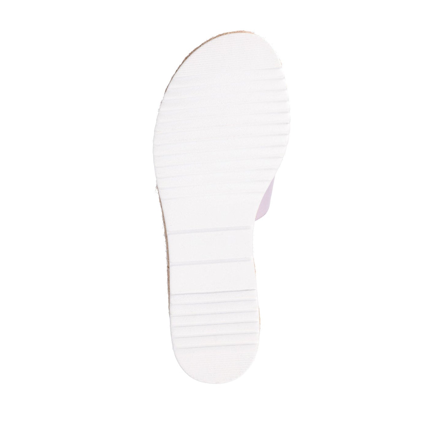 Journee ROSEY ESPADRILLE WEDGE HEELED SLIDE SANDALS IN STATEMENT - Lilac