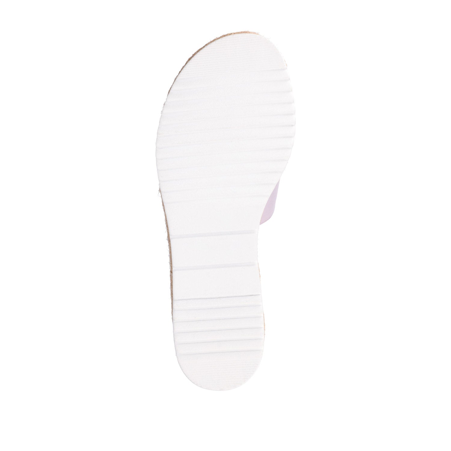 Journee ROSEY ESPADRILLE WEDGE HEELED SLIDE SANDALS IN STATEMENT - Lilac