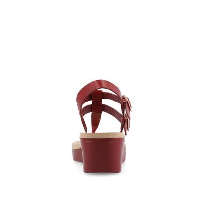 Journee BIANCA SANDALS IN STATEMENT COLORS - Red