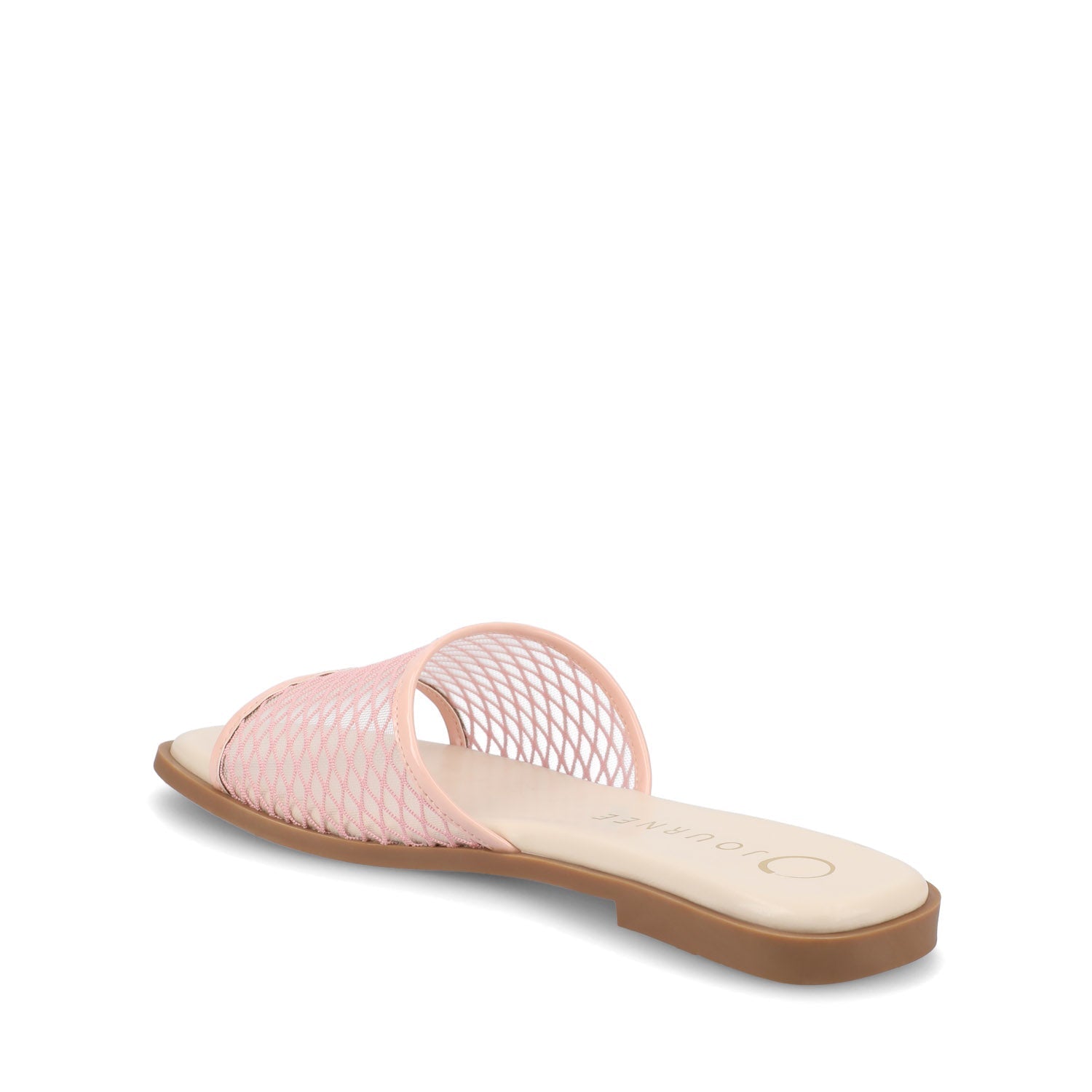 Journee BRECKLEY SLIDE SANDALS IN MESH - Pink Mesh