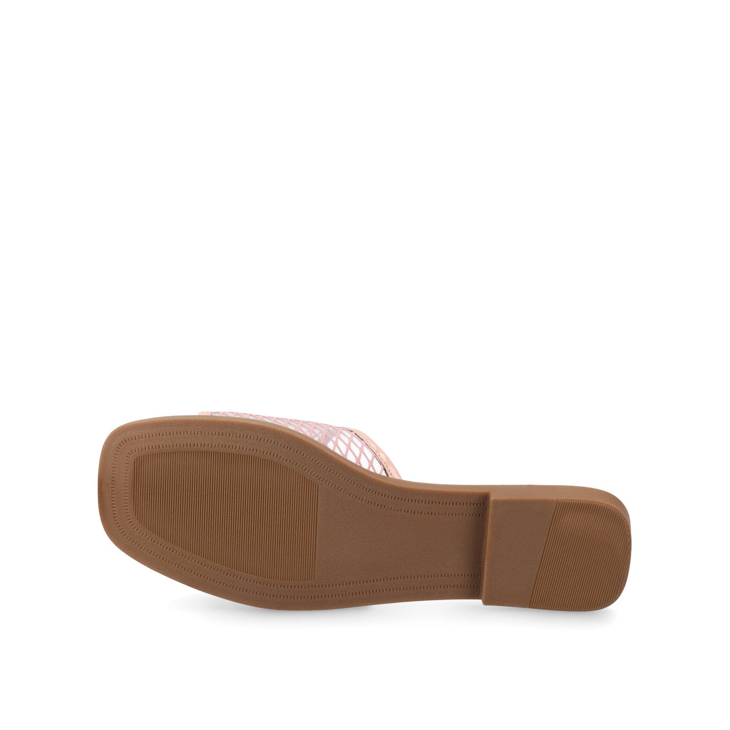 Journee BRECKLEY SLIDE SANDALS IN MESH - Pink Mesh