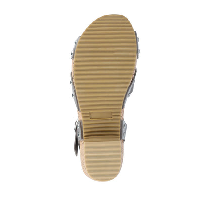 Journee VALENTINA HEELED SANDALS IN VEGAN LEATHER - Brown
