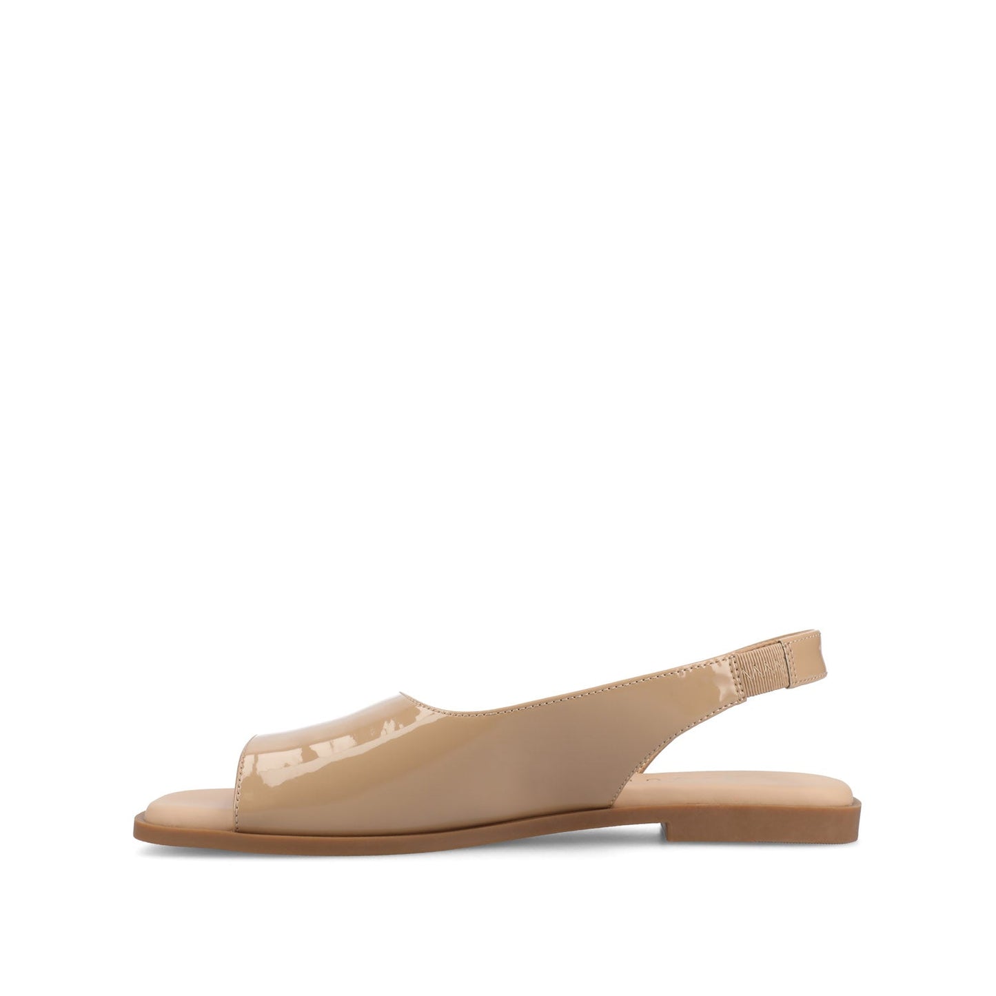 Journee BRINSLEY CUTOUT SANDALS IN PATENT - Nude Patent